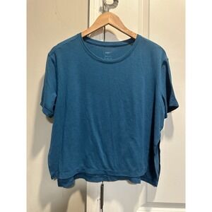 Nike Yoga Tee Teal Women's Medium